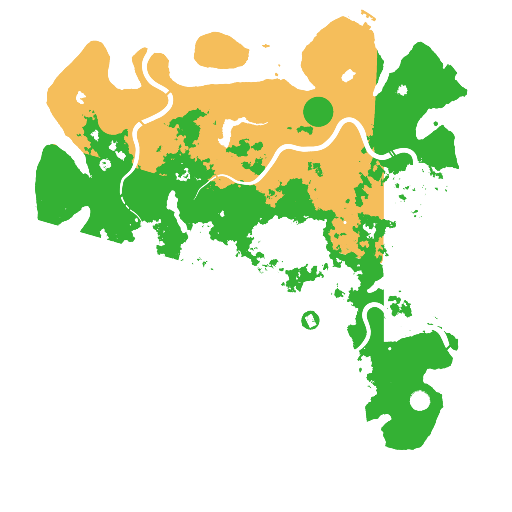 Biome Rust Map: Procedural Map, Size: 4500, Seed: 297496