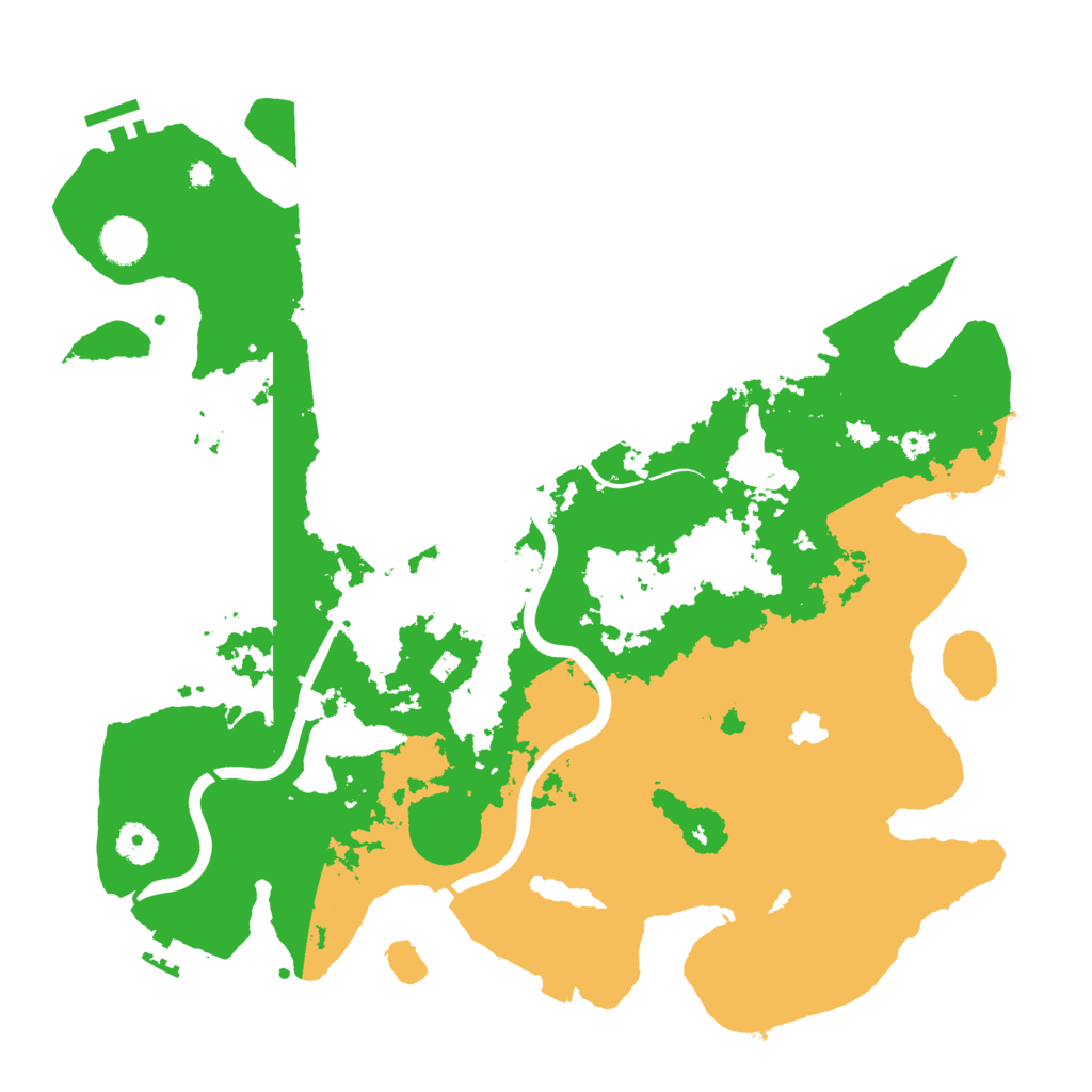 Biome Rust Map: Procedural Map, Size: 4000, Seed: 653622