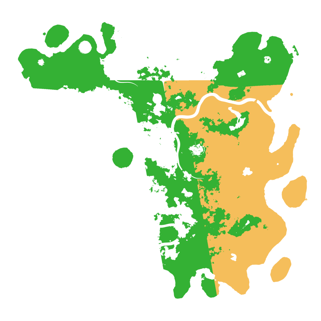Biome Rust Map: Procedural Map, Size: 4500, Seed: 300147