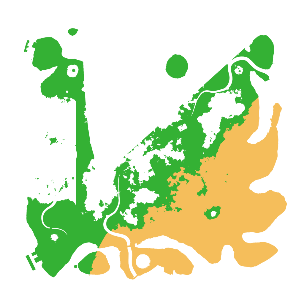 Biome Rust Map: Procedural Map, Size: 3750, Seed: 140393085