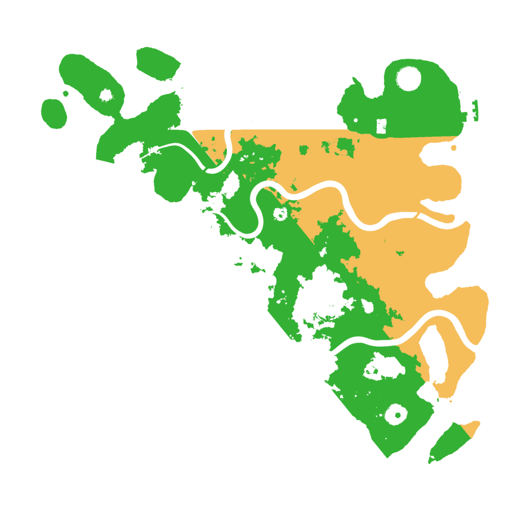 Biome Rust Map: Procedural Map, Size: 3700, Seed: 1547445277