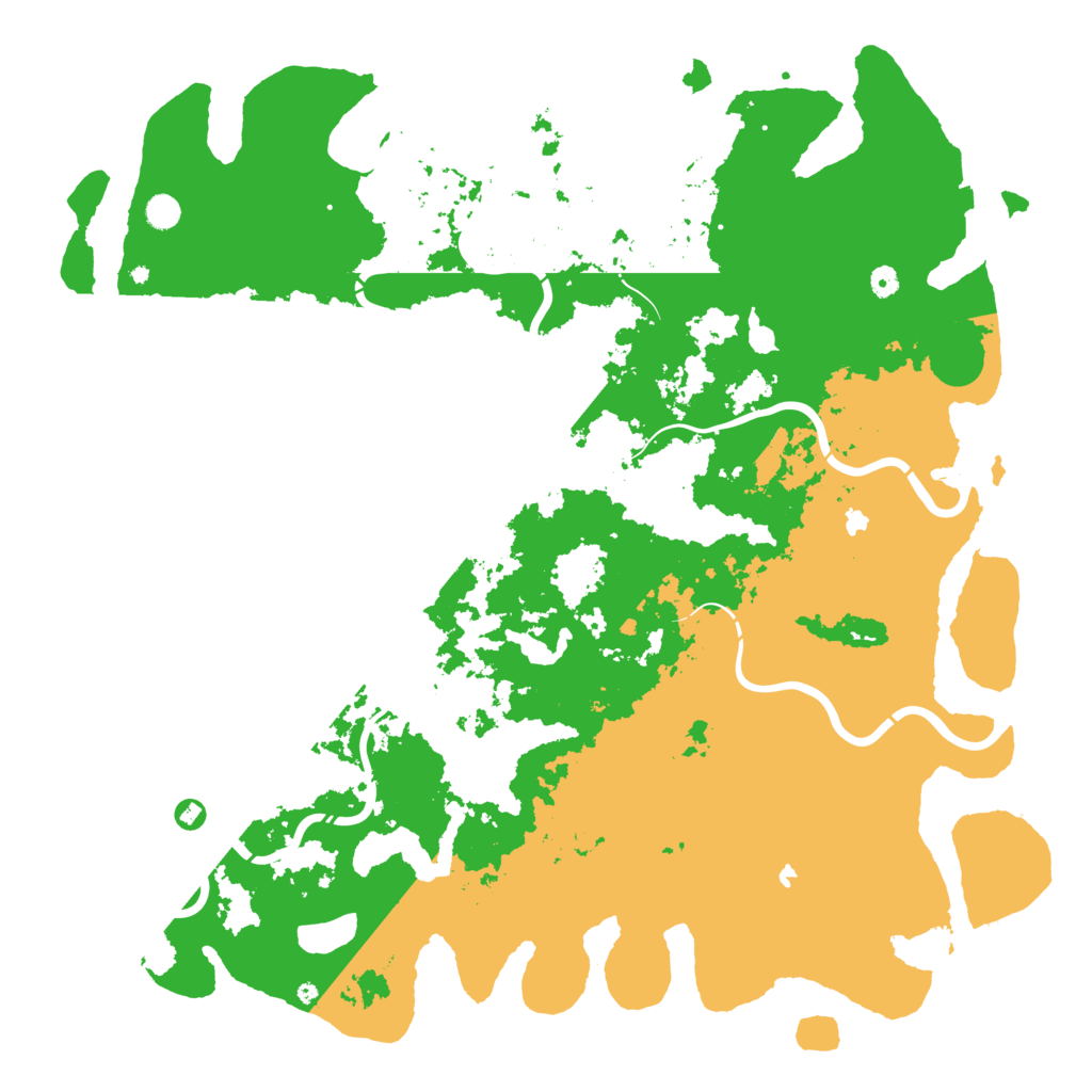 Biome Rust Map: Procedural Map, Size: 5500, Seed: 96