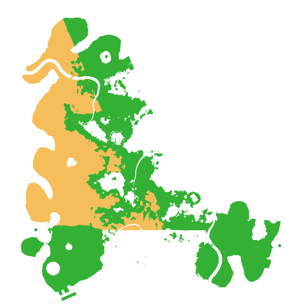 Biome Rust Map: Procedural Map, Size: 4000, Seed: 368842