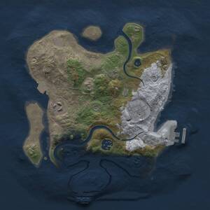 Thumbnail Rust Map: Procedural Map, Size: 2800, Seed: 917963, 9 Monuments