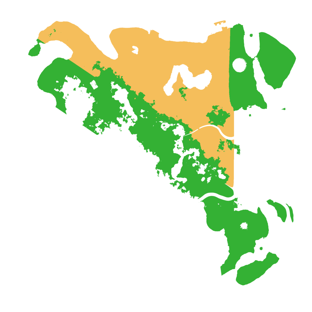 Biome Rust Map: Procedural Map, Size: 4000, Seed: 493943