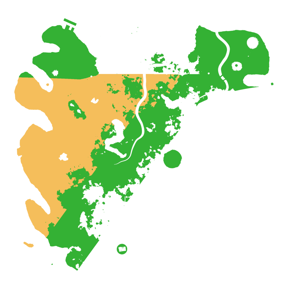 Biome Rust Map: Procedural Map, Size: 4500, Seed: 1339647485