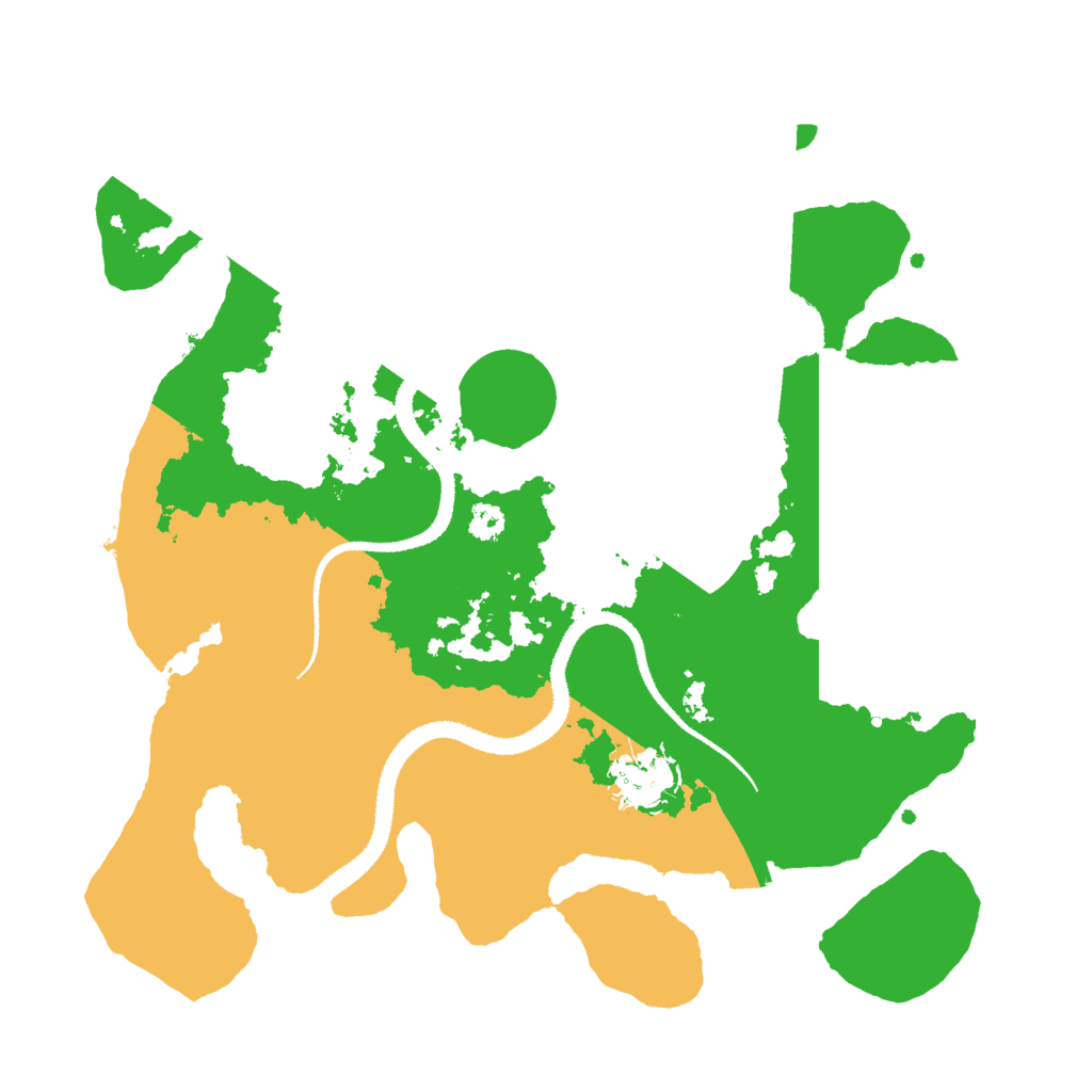 Biome Rust Map: Procedural Map, Size: 3000, Seed: 500460225