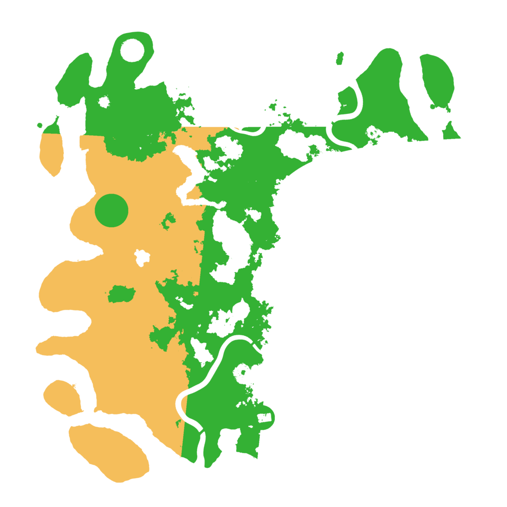 Biome Rust Map: Procedural Map, Size: 4000, Seed: 37117