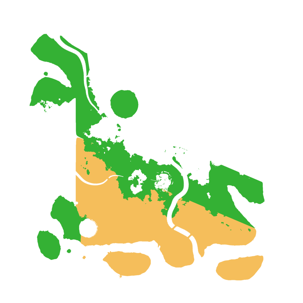 Biome Rust Map: Procedural Map, Size: 3000, Seed: 660569128