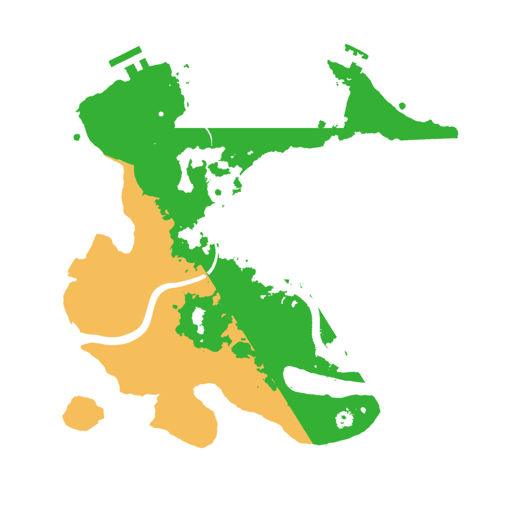 Biome Rust Map: Procedural Map, Size: 3000, Seed: 591937107