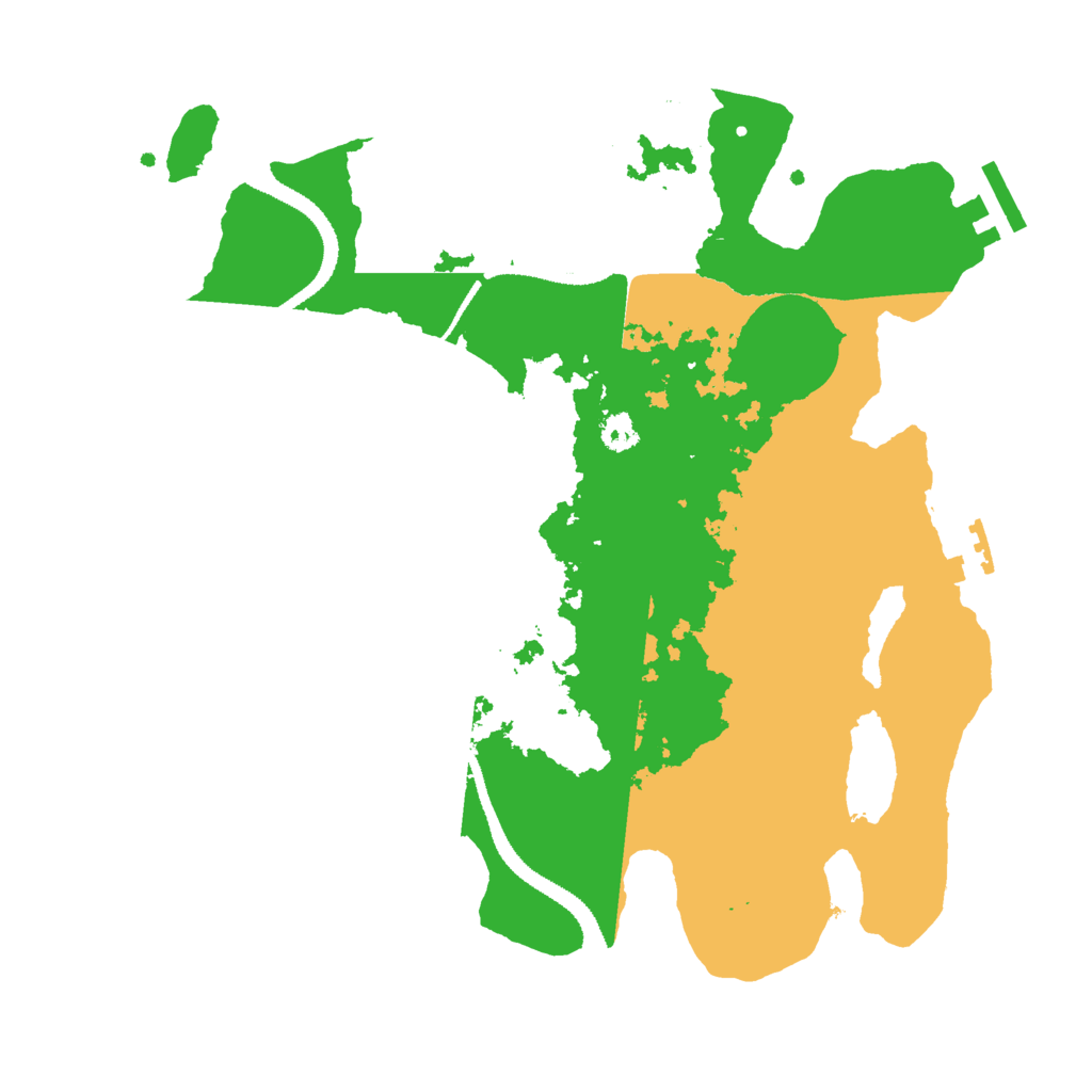 Biome Rust Map: Procedural Map, Size: 3000, Seed: 1075785967