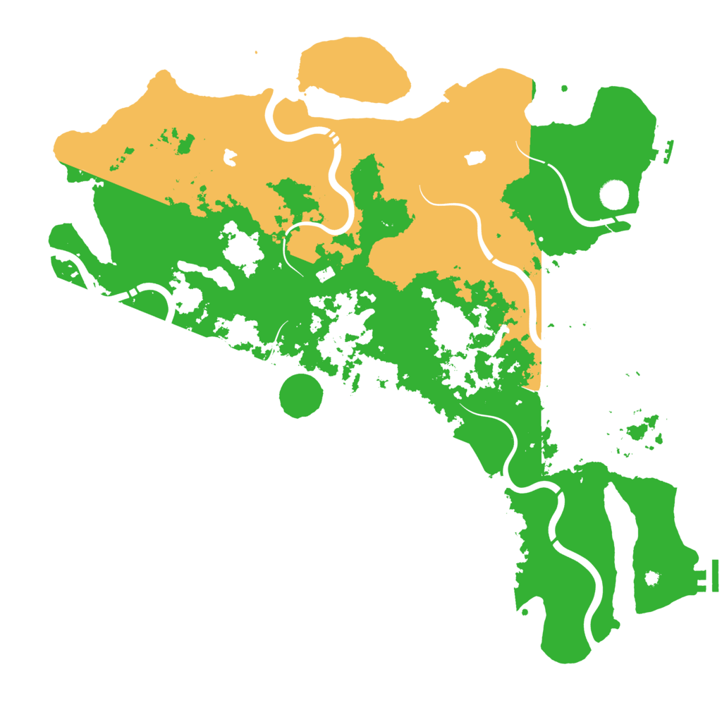 Biome Rust Map: Procedural Map, Size: 4500, Seed: 166969346
