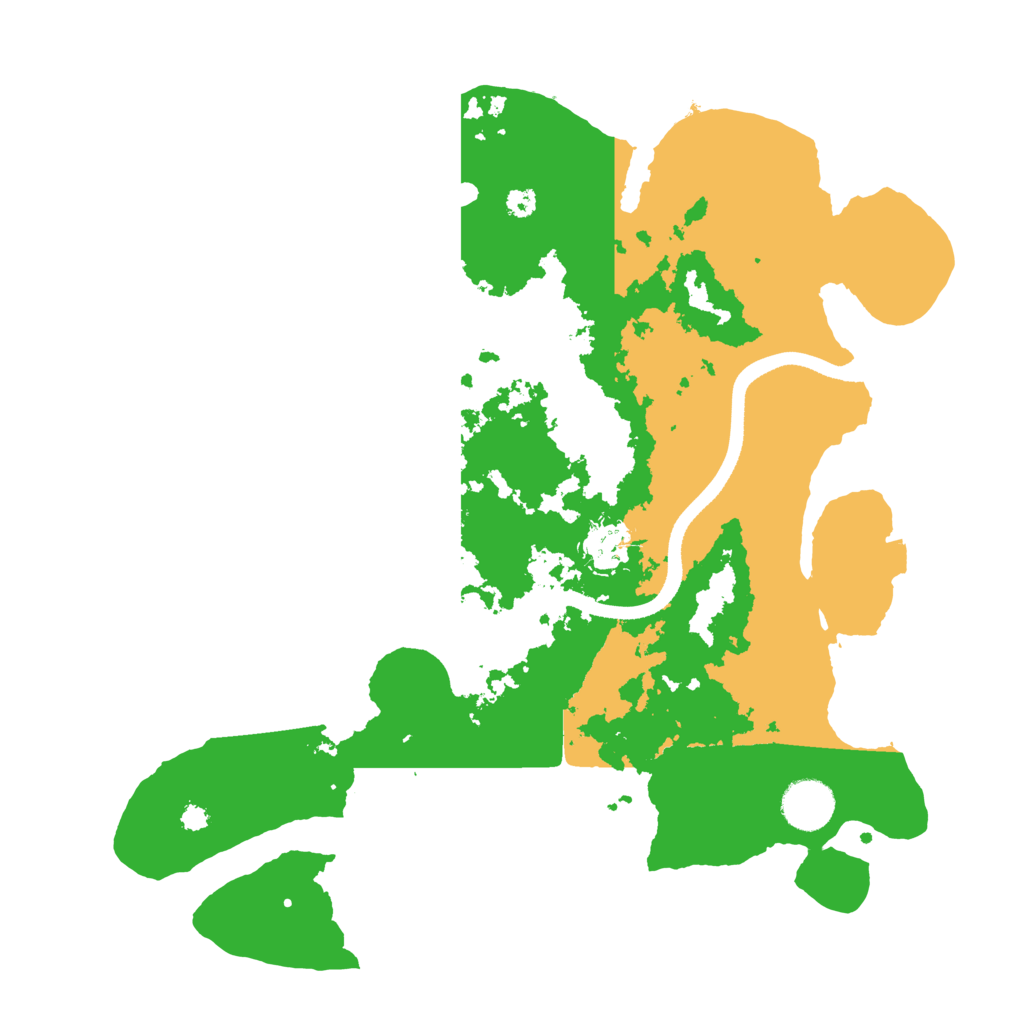 Biome Rust Map: Procedural Map, Size: 3500, Seed: 1880207031