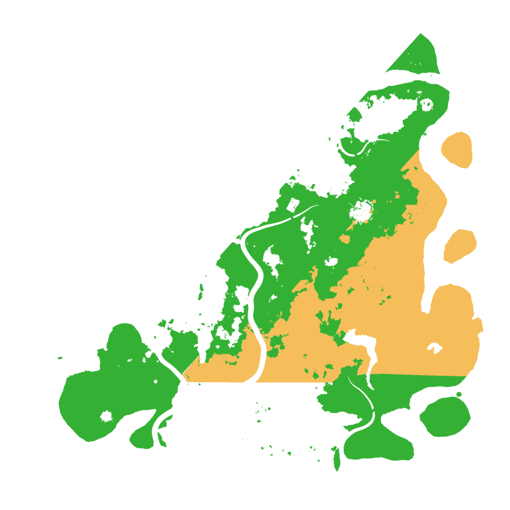 Biome Rust Map: Procedural Map, Size: 4000, Seed: 1346243301