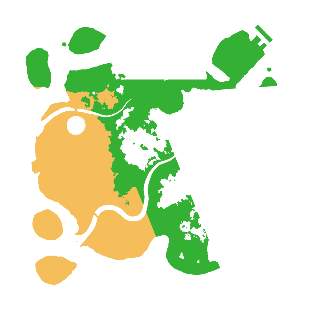 Biome Rust Map: Procedural Map, Size: 3000, Seed: 2051520333