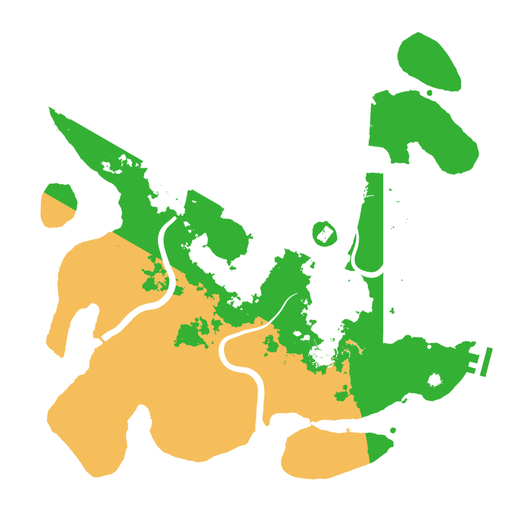 Biome Rust Map: Procedural Map, Size: 3500, Seed: 1084963040