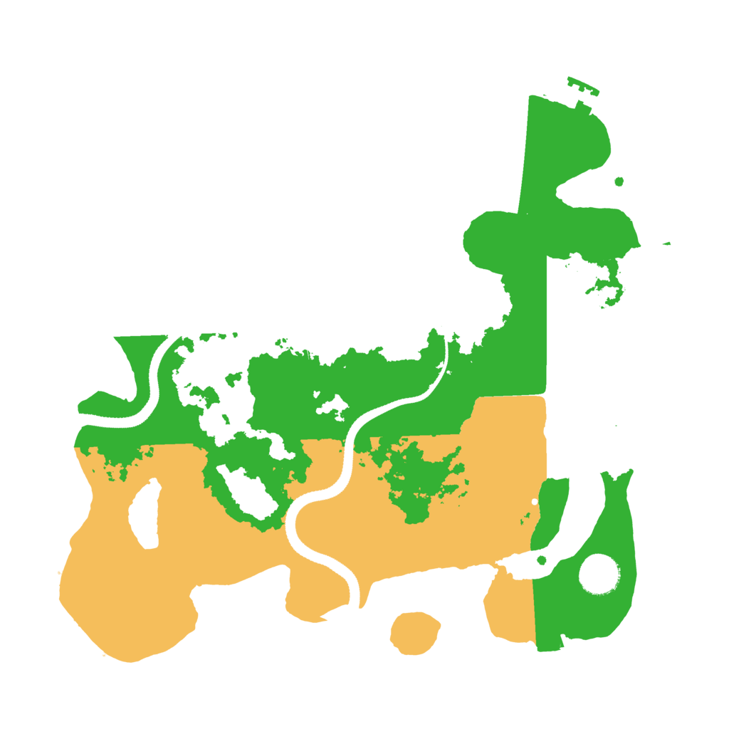Biome Rust Map: Procedural Map, Size: 3200, Seed: 881691510