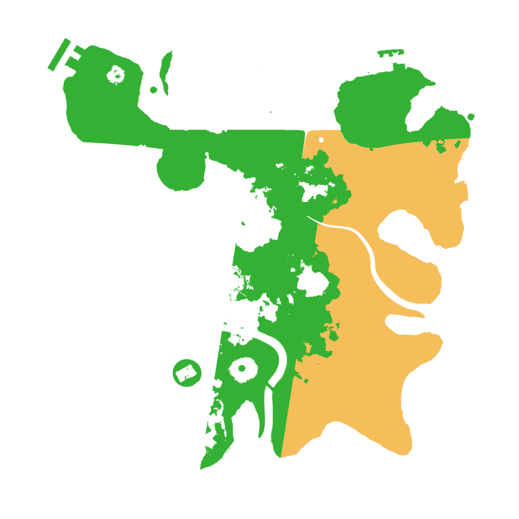Biome Rust Map: Procedural Map, Size: 3000, Seed: 1278026939