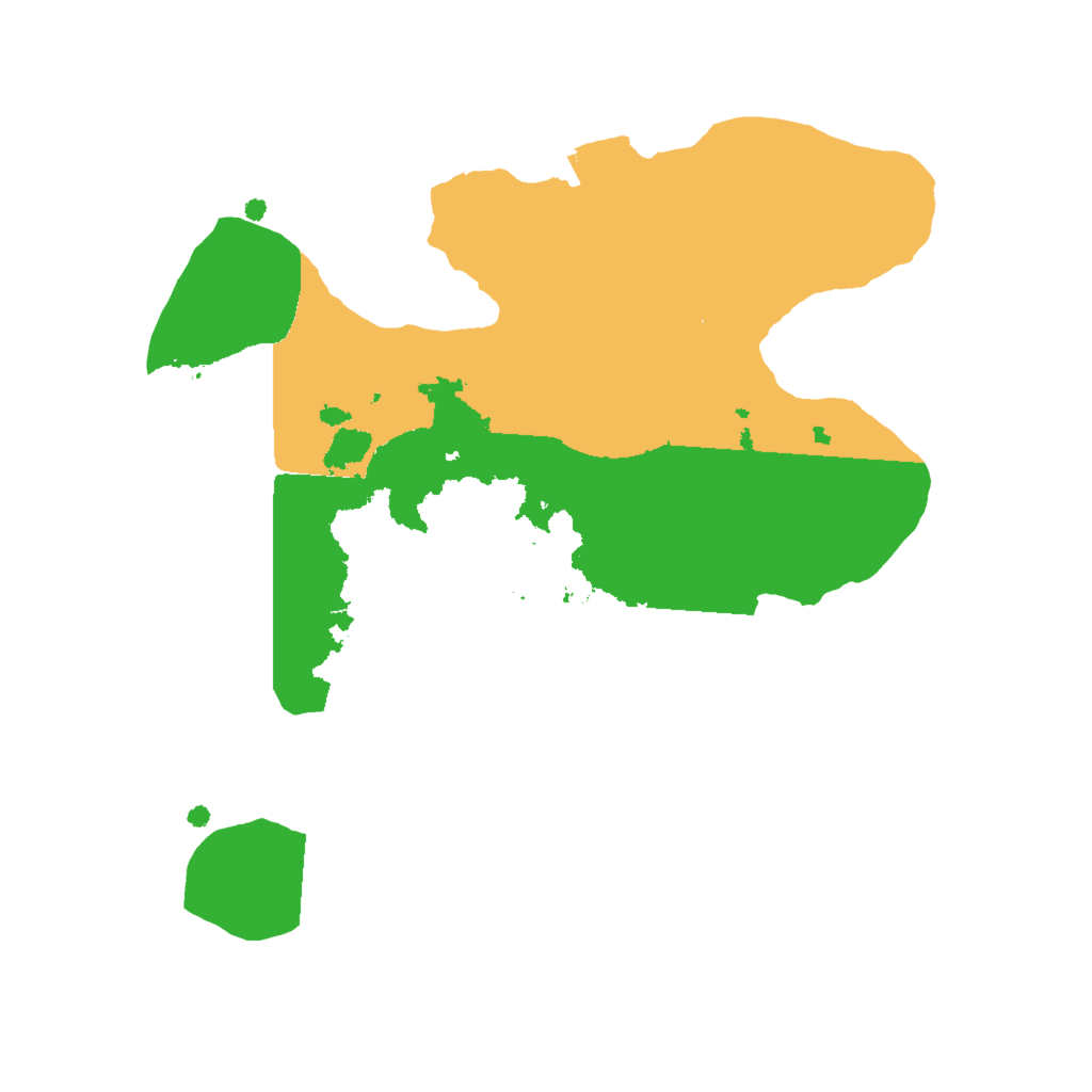 Biome Rust Map: Procedural Map, Size: 2000, Seed: 368877703