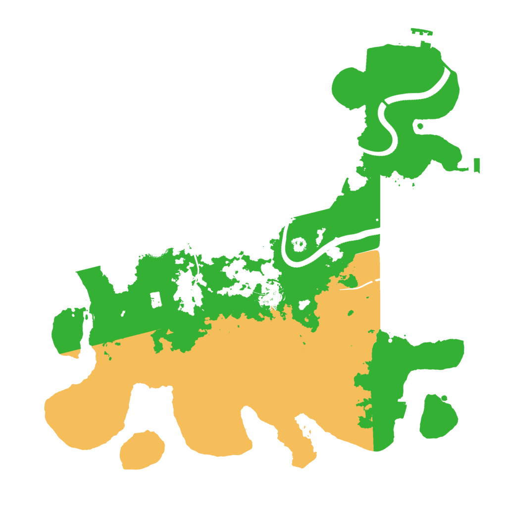 Biome Rust Map: Procedural Map, Size: 3500, Seed: 1177748567
