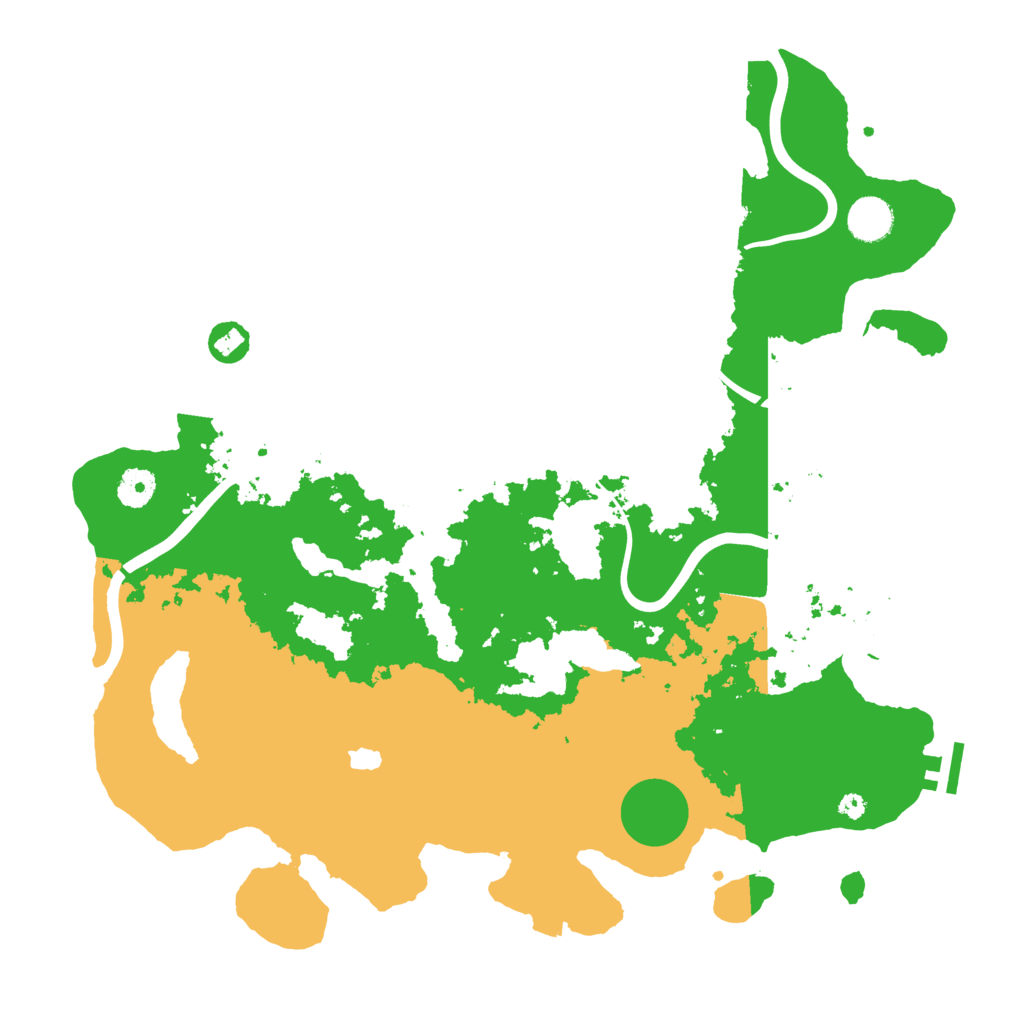 Biome Rust Map: Procedural Map, Size: 4000, Seed: 841549