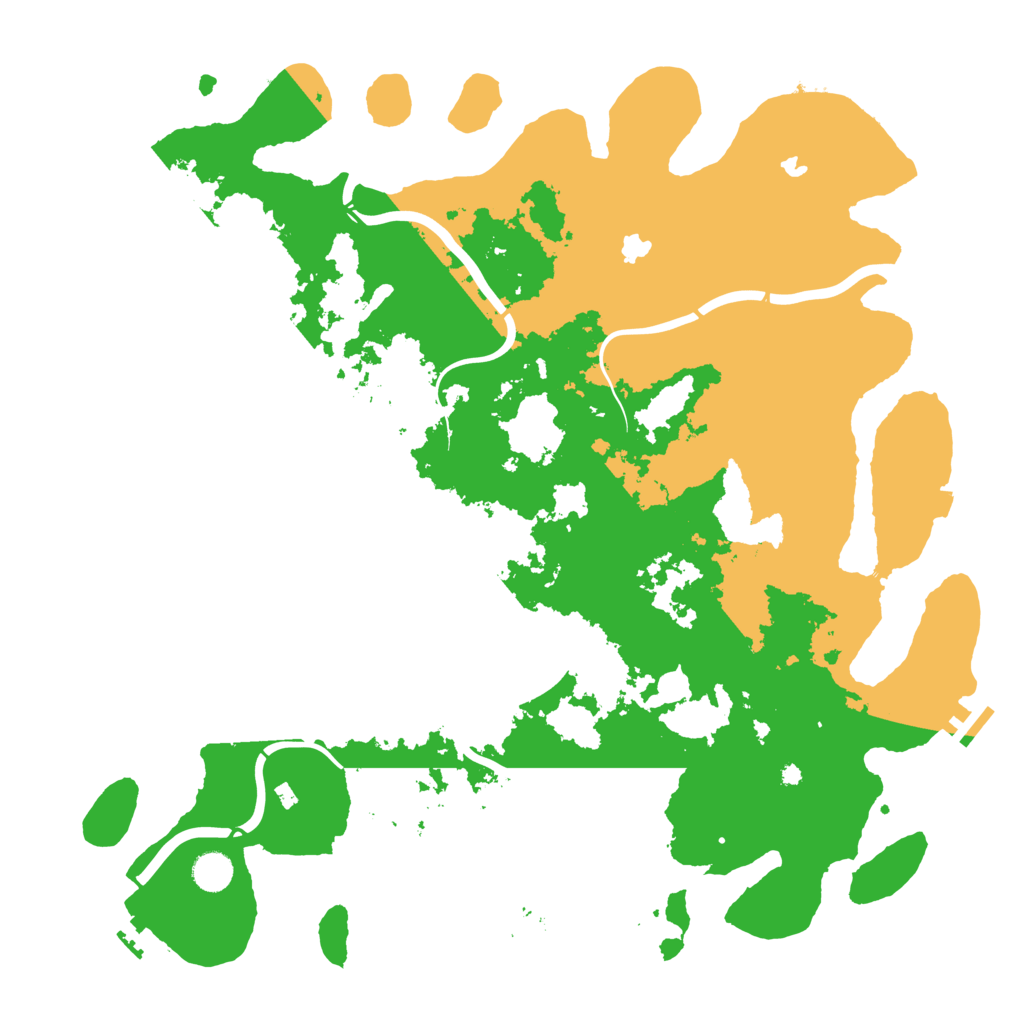 Biome Rust Map: Procedural Map, Size: 4500, Seed: 573248