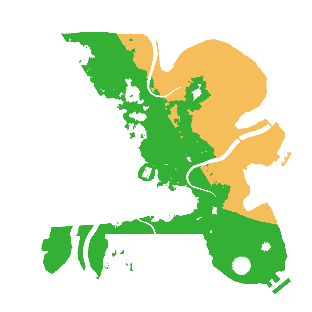 Biome Rust Map: Procedural Map, Size: 3000, Seed: 1982183805
