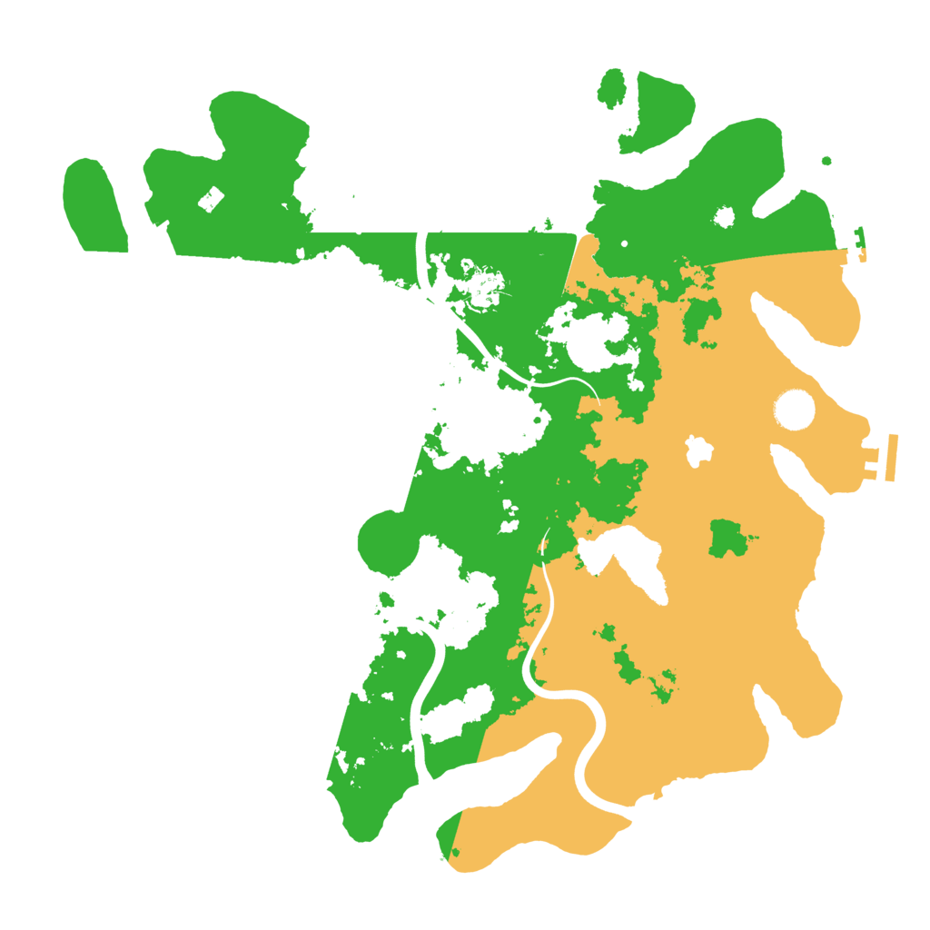 Biome Rust Map: Procedural Map, Size: 4000, Seed: 381248