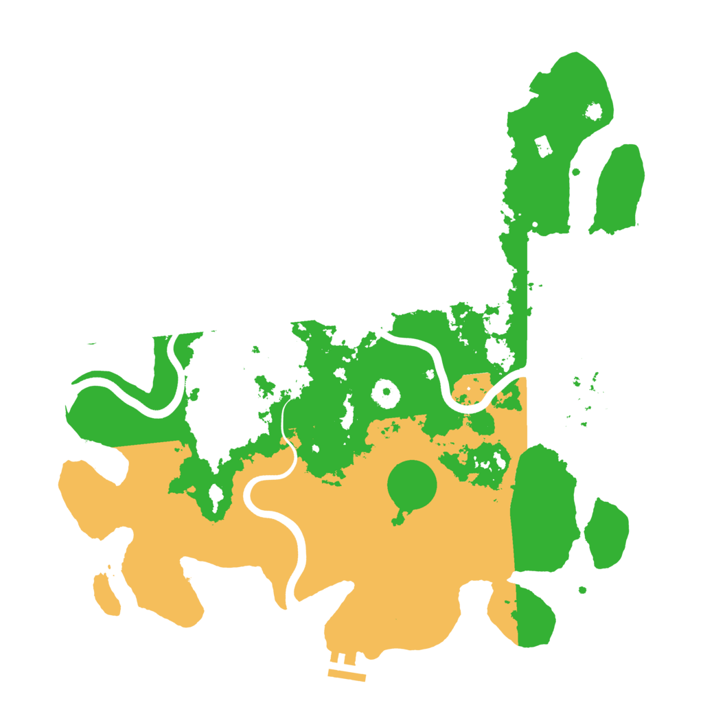 Biome Rust Map: Procedural Map, Size: 3750, Seed: 920055