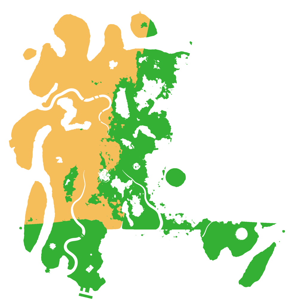 Biome Rust Map: Procedural Map, Size: 4500, Seed: 204892