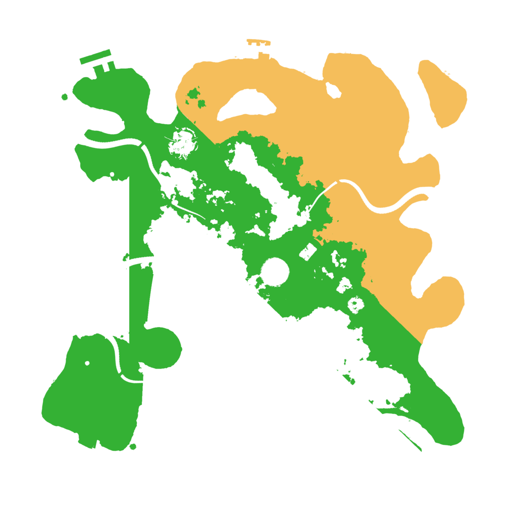 Biome Rust Map: Procedural Map, Size: 3300, Seed: 871