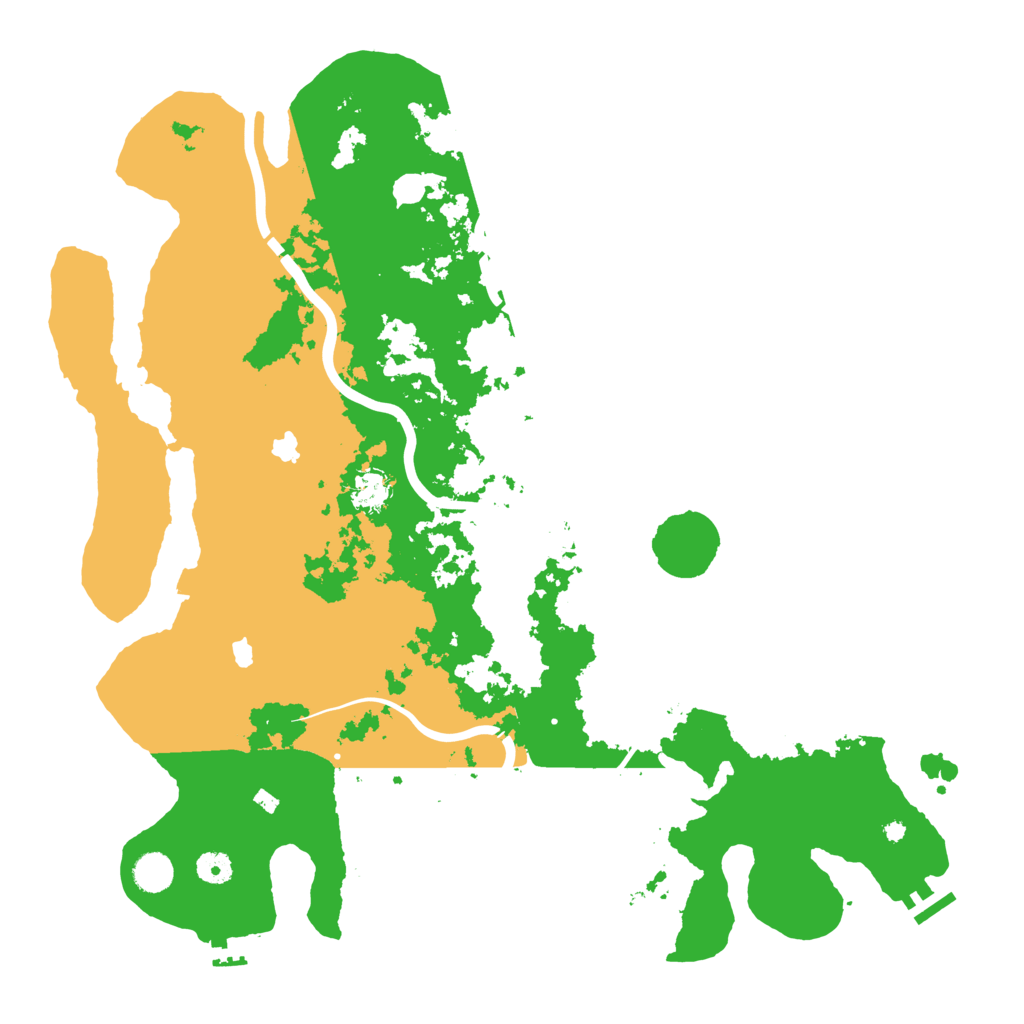 Biome Rust Map: Procedural Map, Size: 4500, Seed: 571938