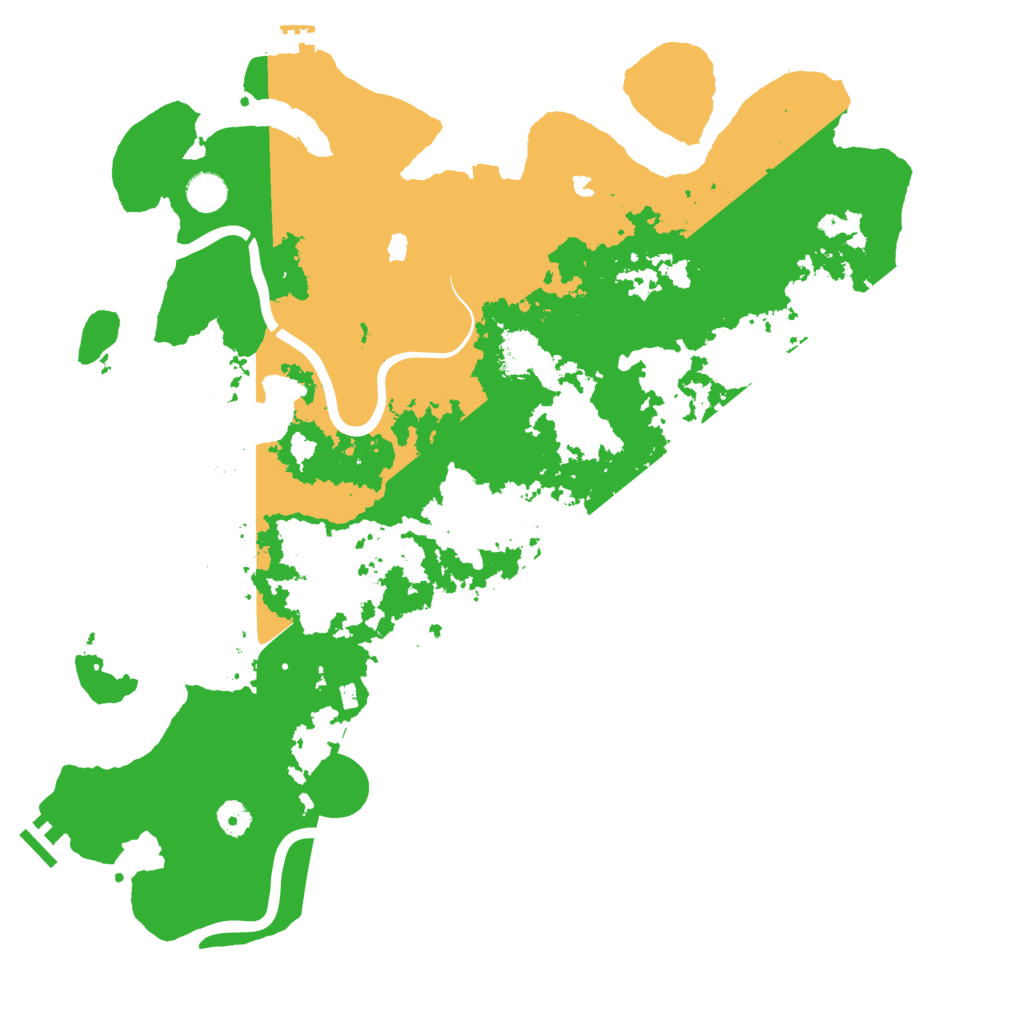 Biome Rust Map: Procedural Map, Size: 4500, Seed: 309324704
