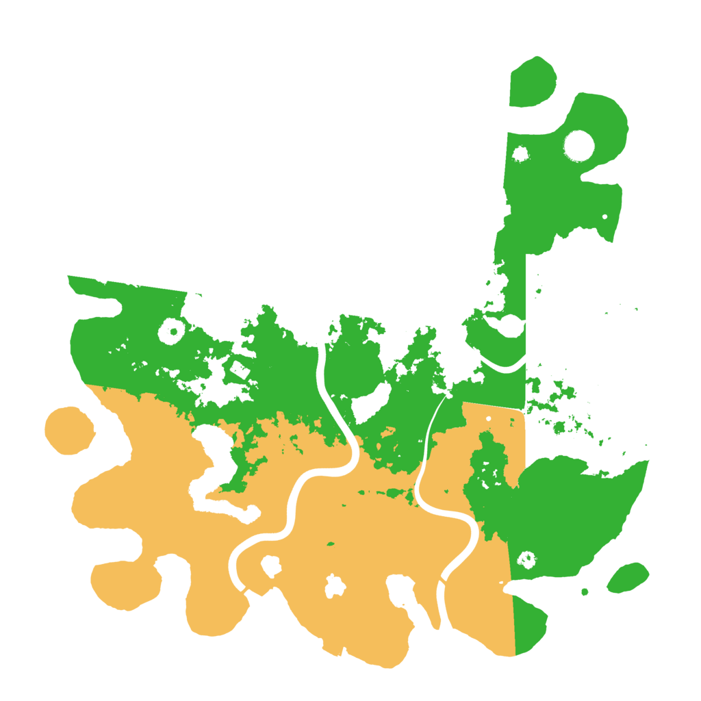 Biome Rust Map: Procedural Map, Size: 4000, Seed: 253484