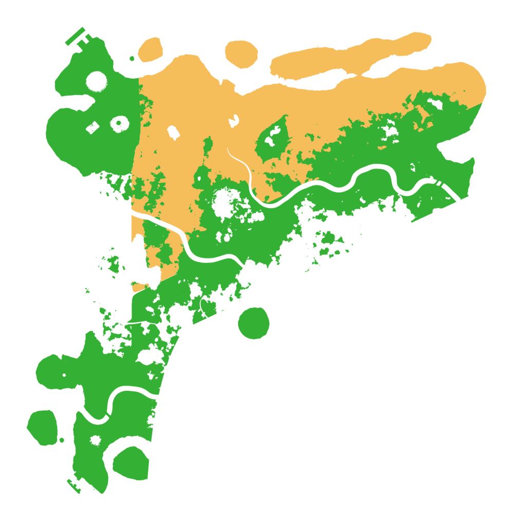 Biome Rust Map: Procedural Map, Size: 4500, Seed: 760027226