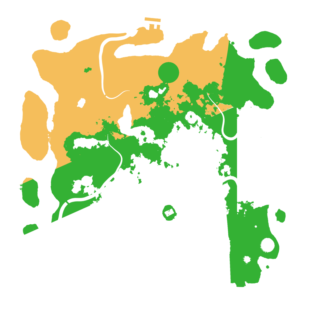 Biome Rust Map: Procedural Map, Size: 4000, Seed: 292033