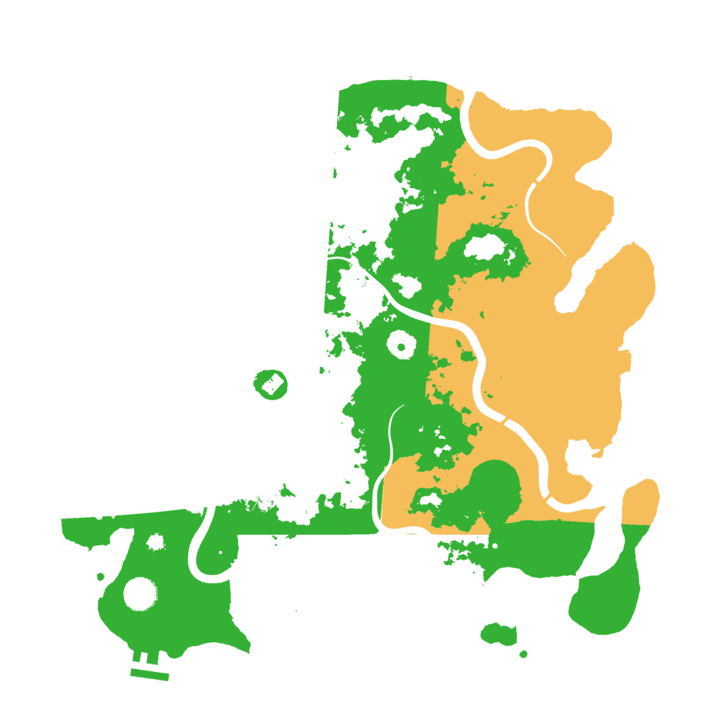 Biome Rust Map: Procedural Map, Size: 3750, Seed: 750017