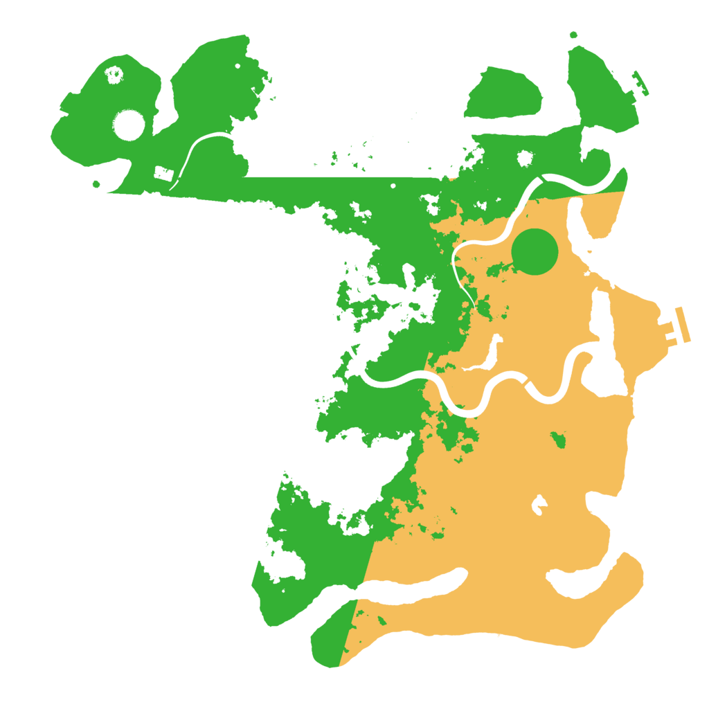 Biome Rust Map: Procedural Map, Size: 4000, Seed: 307063