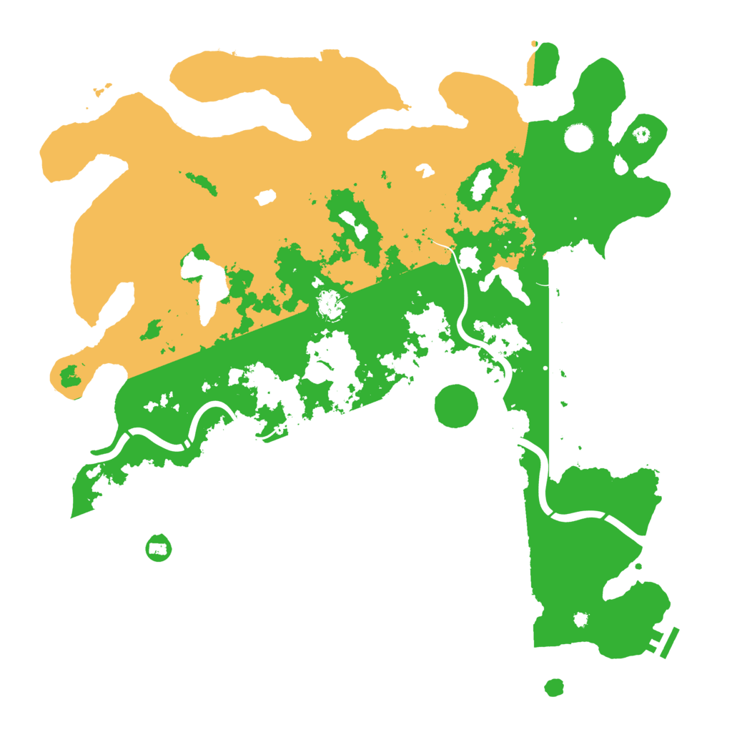 Biome Rust Map: Procedural Map, Size: 4500, Seed: 9238567