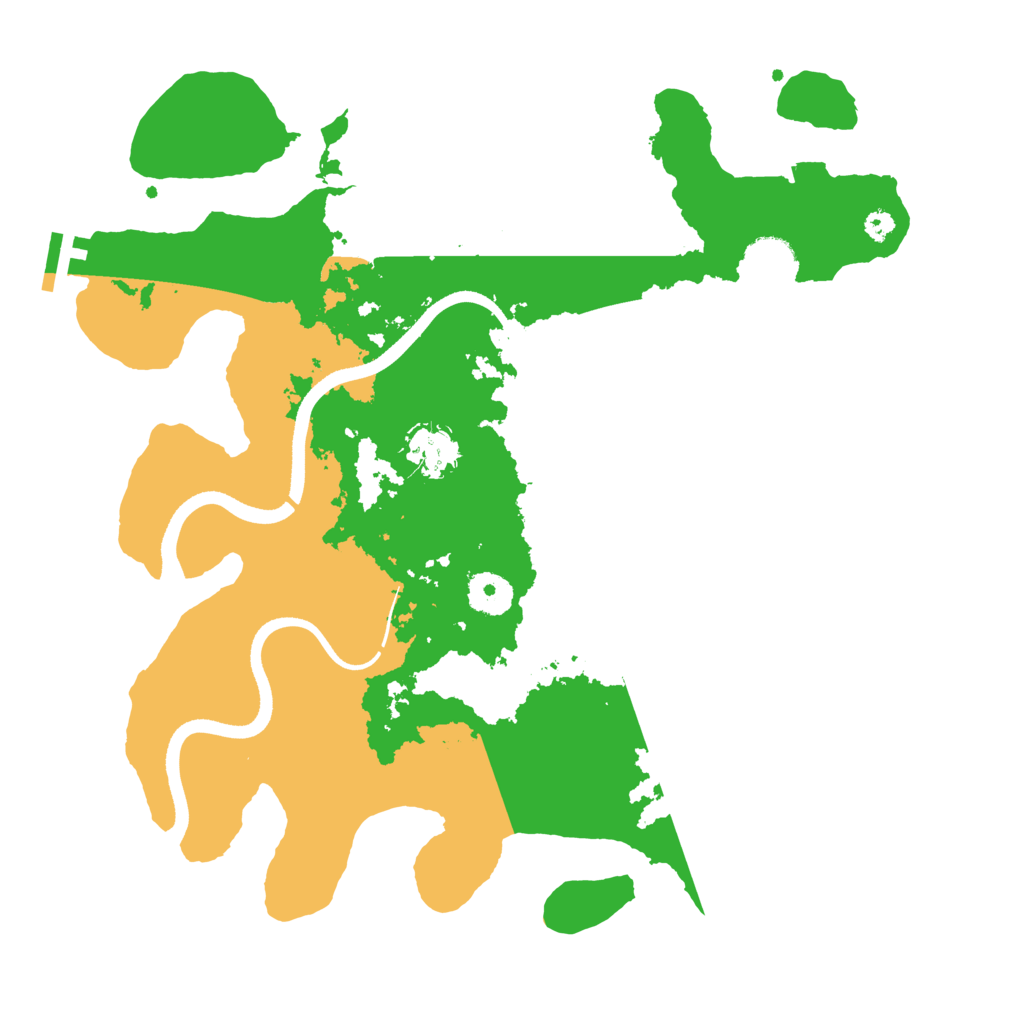Biome Rust Map: Procedural Map, Size: 3500, Seed: 354978