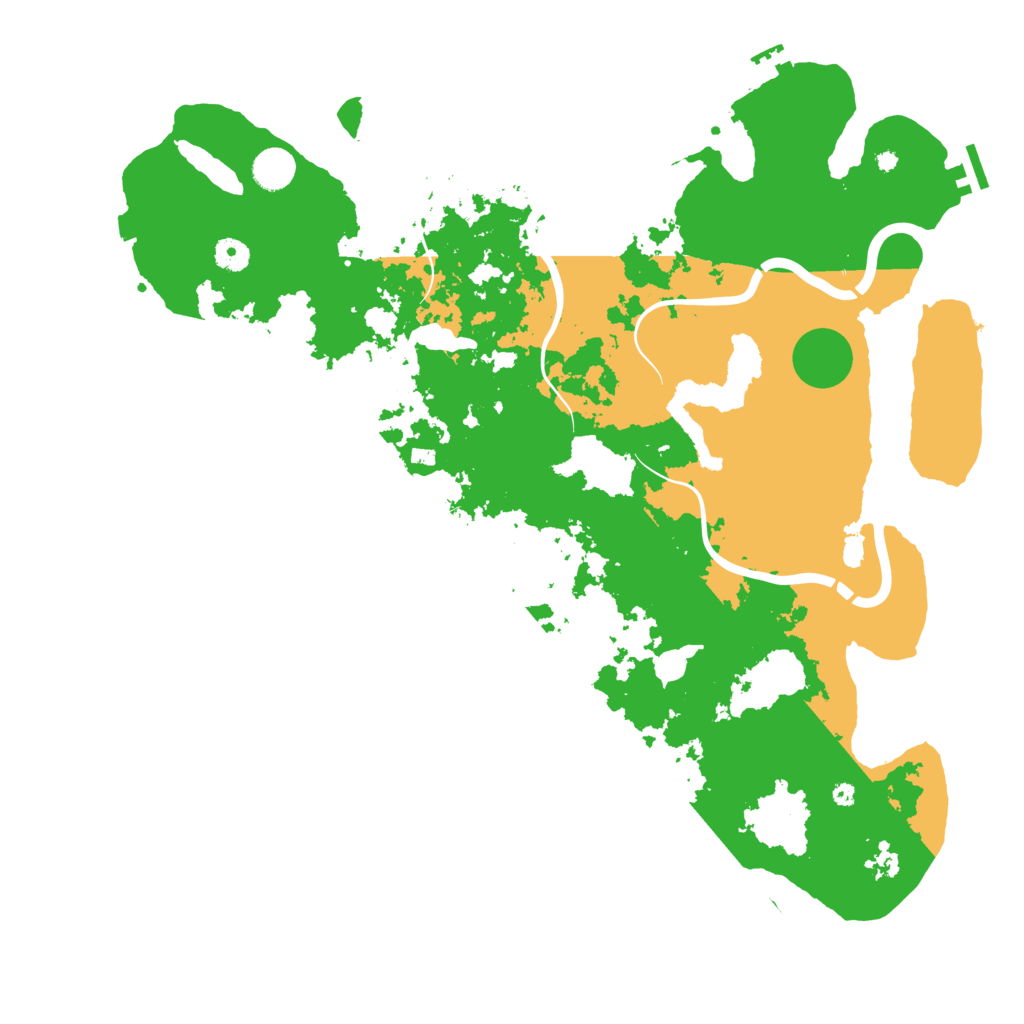 Biome Rust Map: Procedural Map, Size: 4500, Seed: 995668