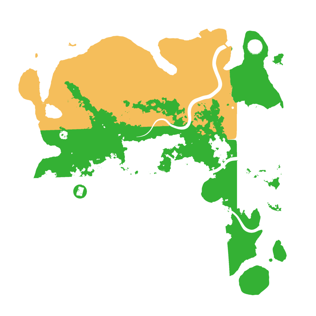 Biome Rust Map: Procedural Map, Size: 3750, Seed: 921109
