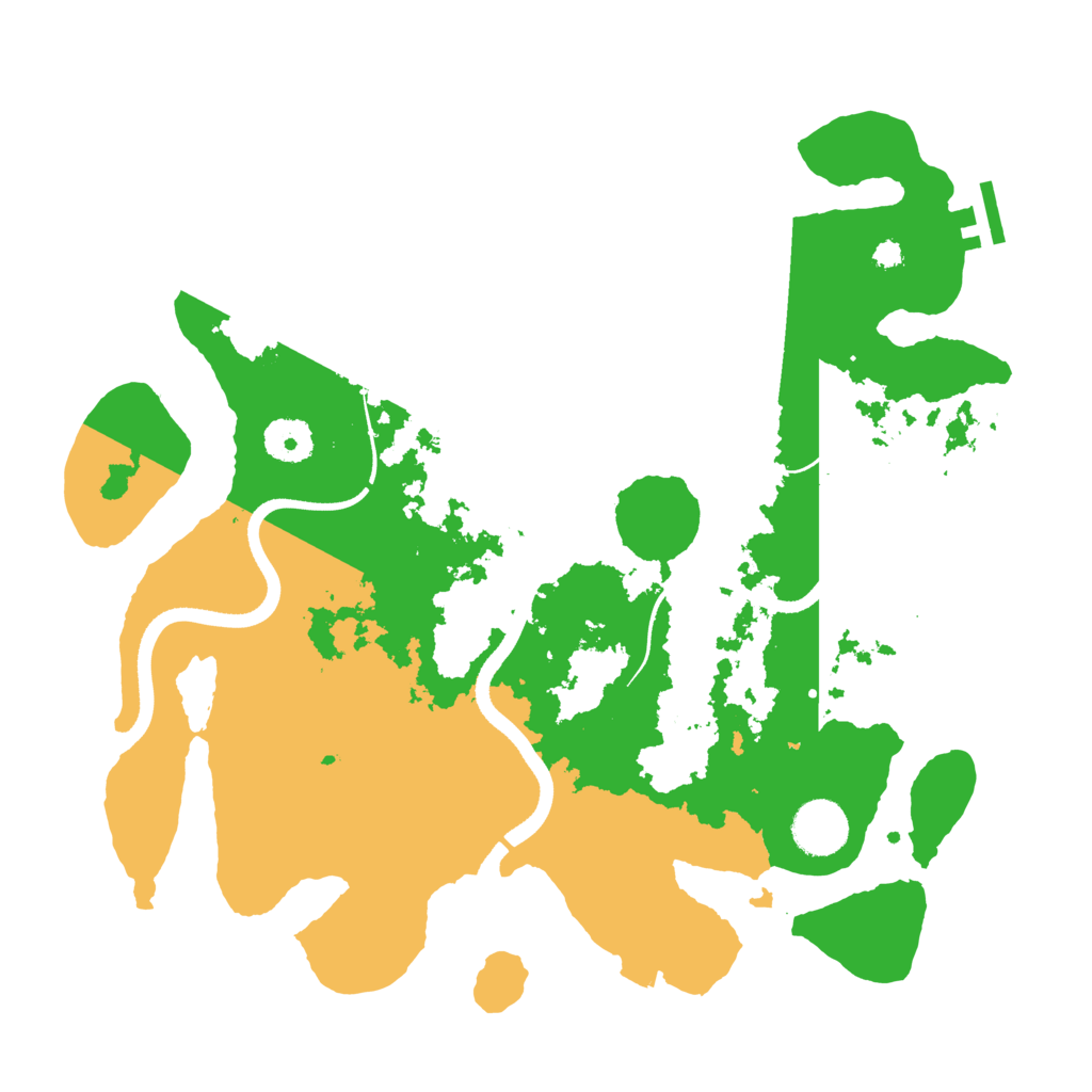 Biome Rust Map: Procedural Map, Size: 3500, Seed: 328212