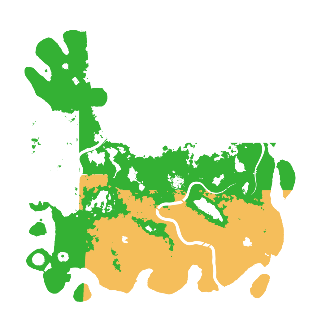 Biome Rust Map: Procedural Map, Size: 4500, Seed: 322650