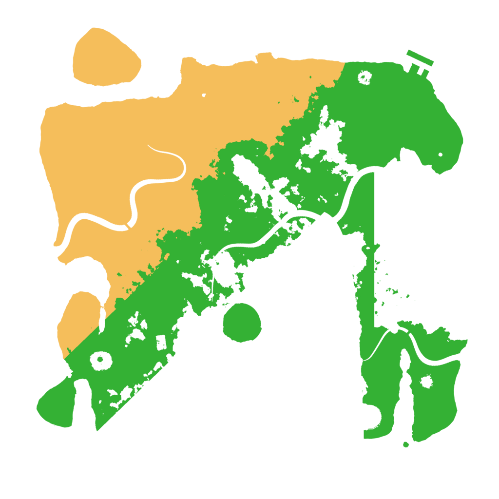 Biome Rust Map: Procedural Map, Size: 3600, Seed: 1436198423