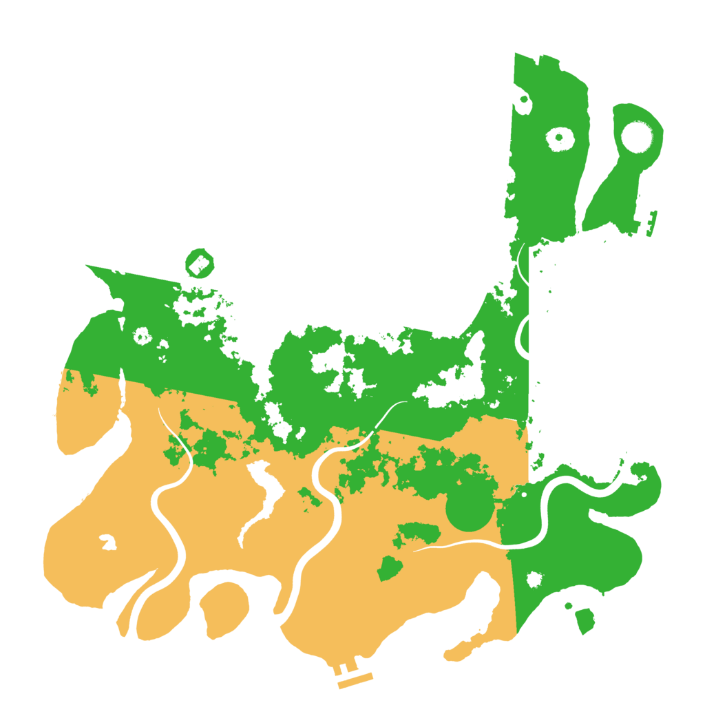 Biome Rust Map: Procedural Map, Size: 4000, Seed: 624692