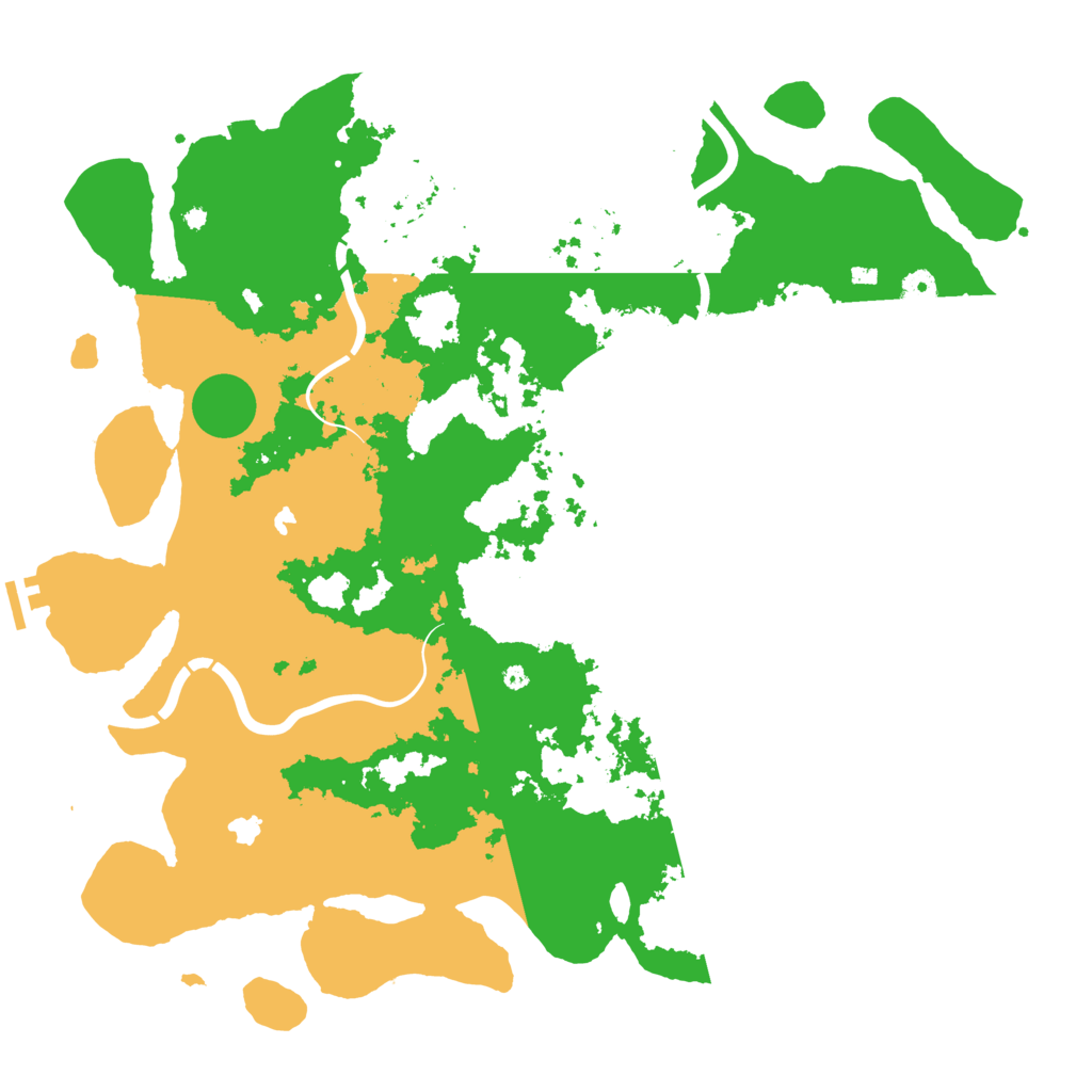 Biome Rust Map: Procedural Map, Size: 4500, Seed: 813358