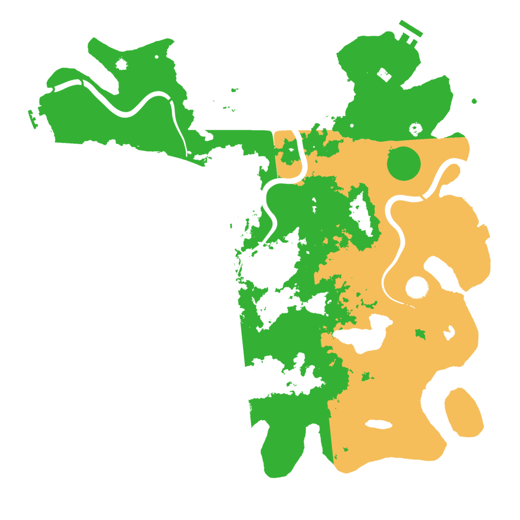 Biome Rust Map: Procedural Map, Size: 4096, Seed: 54953560