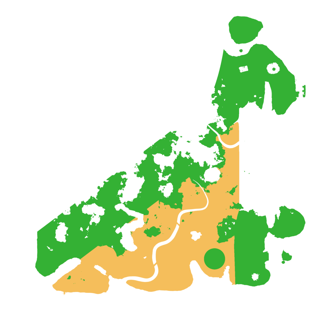 Biome Rust Map: Procedural Map, Size: 4000, Seed: 525763