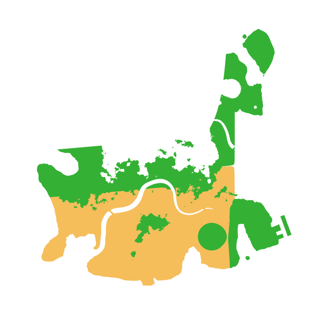 Biome Rust Map: Procedural Map, Size: 3000, Seed: 1973732293